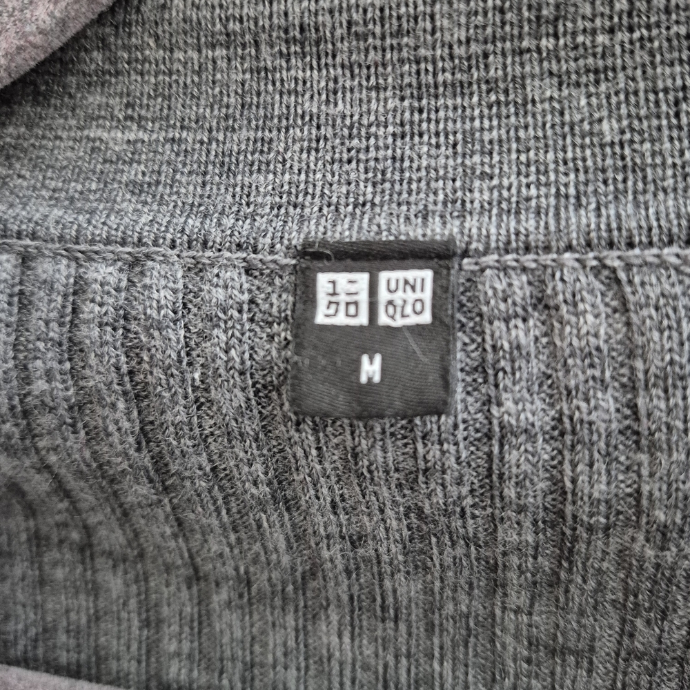 Luxuriously soft Extra Fine Merino Ribbed Polo Cardigan Size M - Picture 4 of 5